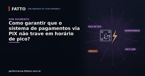 Como garantir que o sistema de pagamentos via PIX não trave em horário de pico?