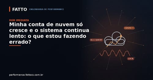 Minha conta de nuvem só cresce e o sistema continua lento: o que estou fazendo errado?