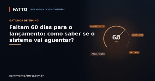 Faltam 60 dias para o lançamento: como saber se o sistema vai aguentar?